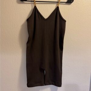 Fashion Nova Chocolate Romper